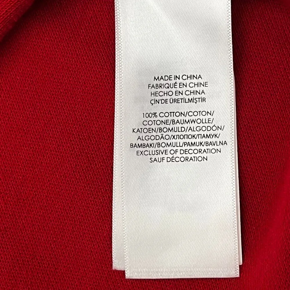 Ralph Lauren USA Big Pony Polo Shirt Custom Slim Fit Mens XL X-Large